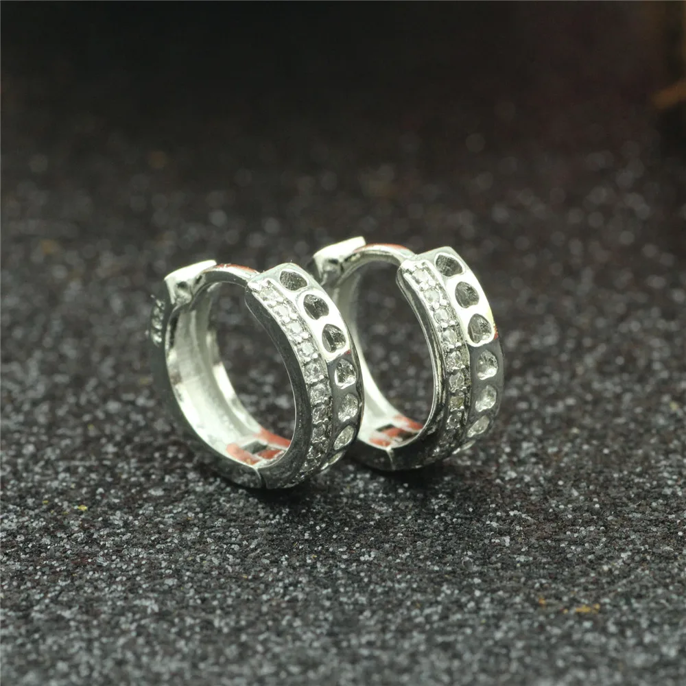 2017 Винтажные Украшения подшипники из искусственного серебра с цирконом