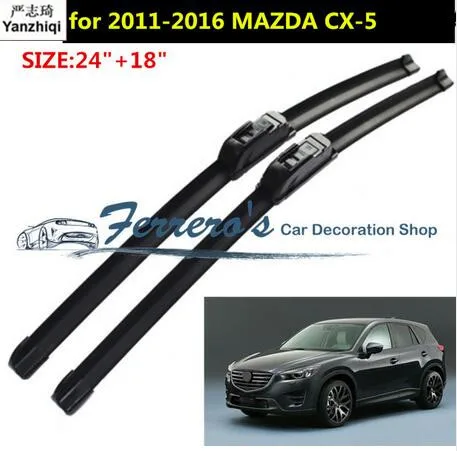 2 шт./лот SG-001 стеклоочистителей для 2011-2016 MAZDA CX-5 CX5 CX 5 24 &quot+ 18&quot подходит
