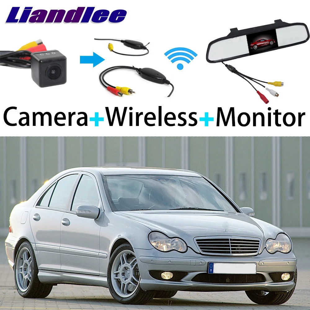 Камера заднего вида Liandlee 3 в 1 для Mercedes Benz MB W203 C160 C180 C200 C230 C240 C280|Камеры авто| |