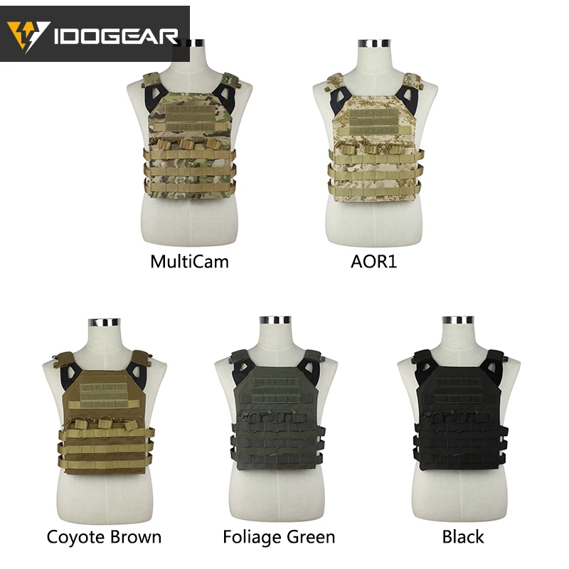 Тактический жилет IDO GEAR JPC планка переноска для пейнтбола армированный корпус MOLLE