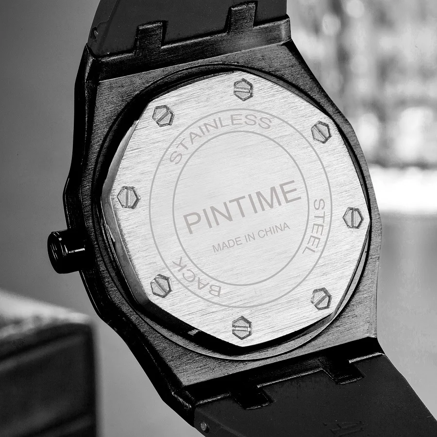 PINTIME мужские часы Топ бренд Роскошные Кварцевые для мужчин Календарь бизнес
