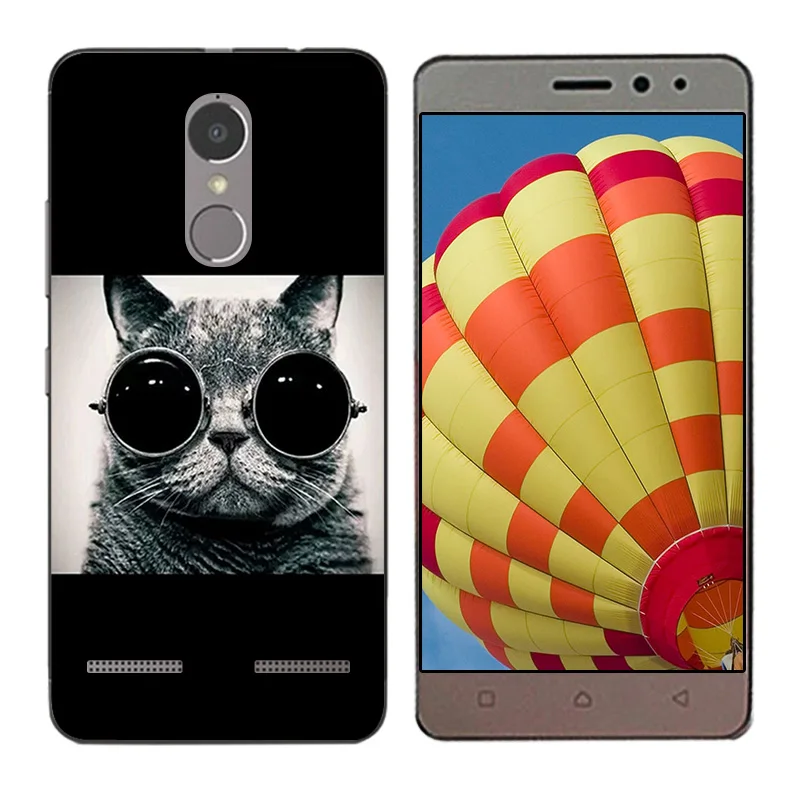 Мягкие чехлы из ТПУ Для Lenovo K6 с питанием Shel ручная печать для K6power комбинированный