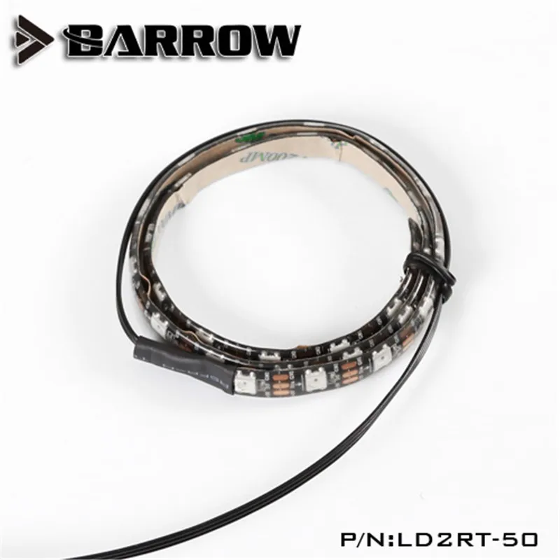 Barrow многоцветная светодиодная RGB лента 5 в Водонепроницаемая 50 см/100 см Аврора