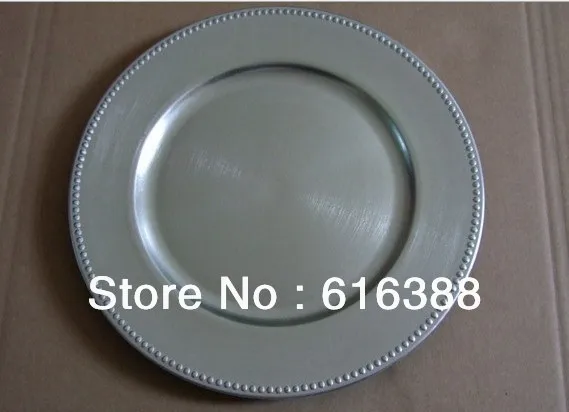 Free Shipping Plastic Charger Plates Decoration For Party colorful plates Wedding 25 pcs a lot |
