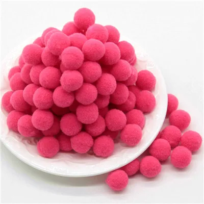100 шт. 10/15/20/25 мм Мини пышная Нижняя Pom Poms помпонами ручной работы для детей игрушки свадебные Рождественский Декор DIY товары для шитья и рукоделия