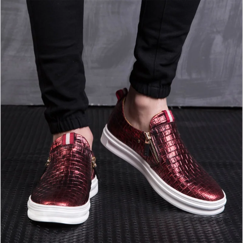 New leather shoes men zapatos hombre cuero genuino schuhe herren chaussures hommes en cuir loafers | Обувь