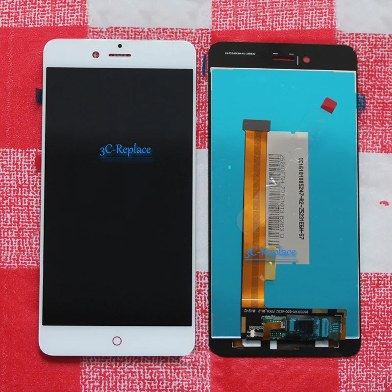 100% протестированный черный/белый 5 2 дюймовый ЖК-дисплей для ZTE nubia Z11 mini S NX549J + фото