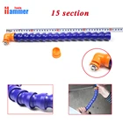 15 секций Гибкая подставка для вмятин король лампа гусиная шея Труба для вмятин король светильник хорошо для DIY лампа хорошая подставка