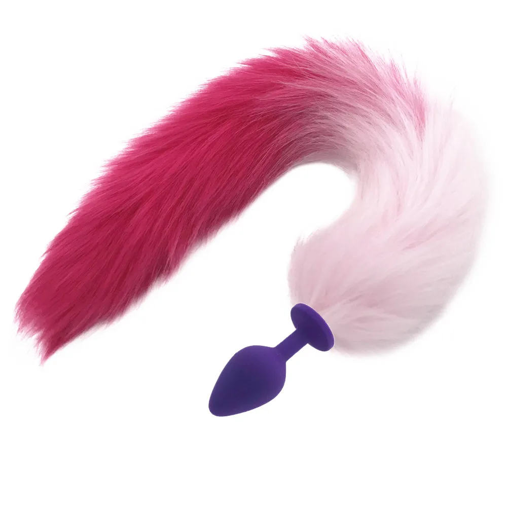 Металлические эротические анальные хвосты Длинные пробки лисы анус сексуальные