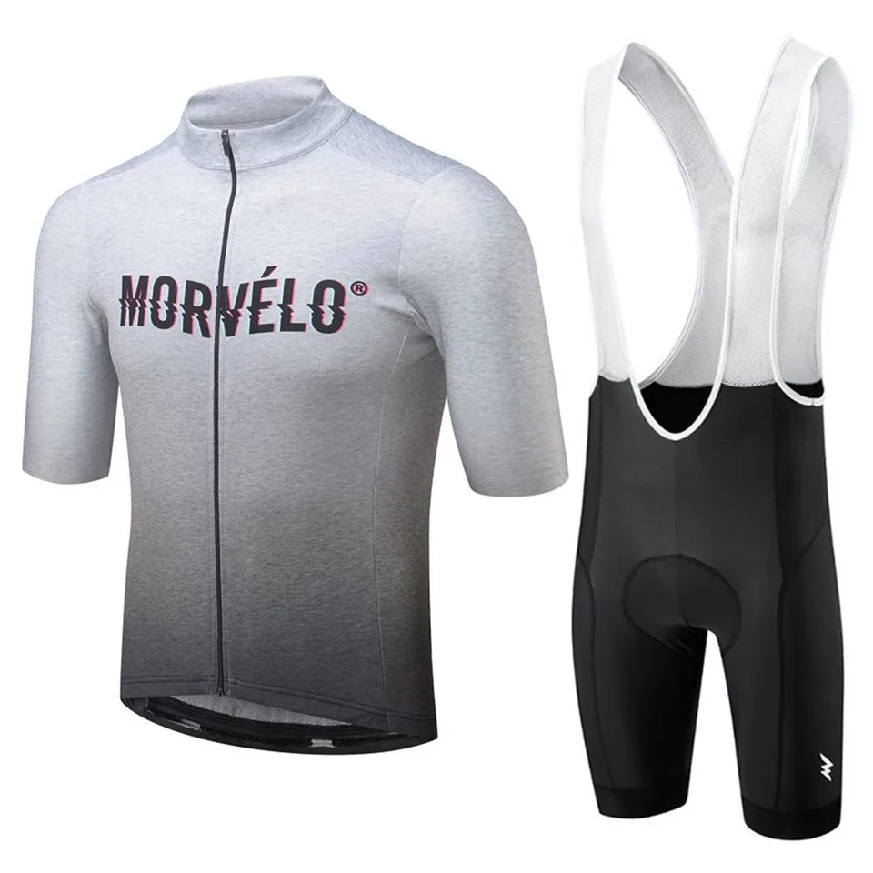No.8 Командная одежда Morvelo для велоспорта, 3d-гелевые накладки, нагрудник, шорты для велоспорта, набор из Джерси, быстросохнущие Мужские дышащие шорты pro Maillot Culotte - Цвет: No.8