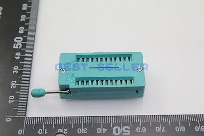 10 шт. Новый 24-контактный Универсальный ZIF погружной тестер IC тестовый разъем