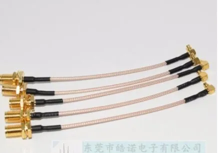 25 шт. лот бесплатная доставка mmcx локоть sma женский кабель-адаптер для антенны |