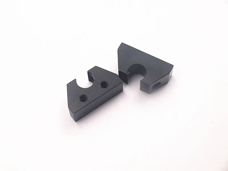 Funssor 4 шт. черный анодированный алюминиевый держатель Y для Prusa i3 MK3 3D принтера