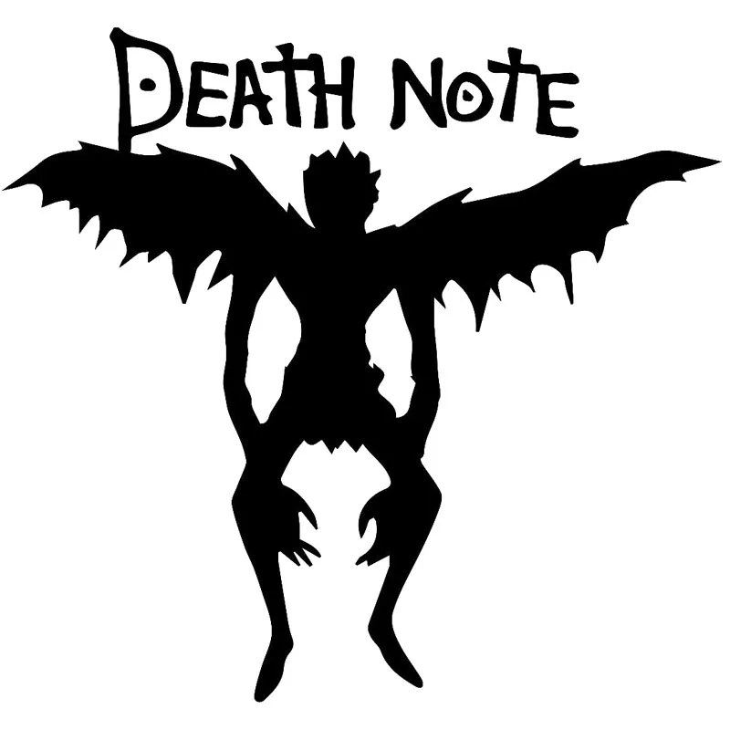 Оригинальная виниловая наклейка DEATH NOTE 16 5 х15 6 см|vinyl decal|car stickervinyl car decal |