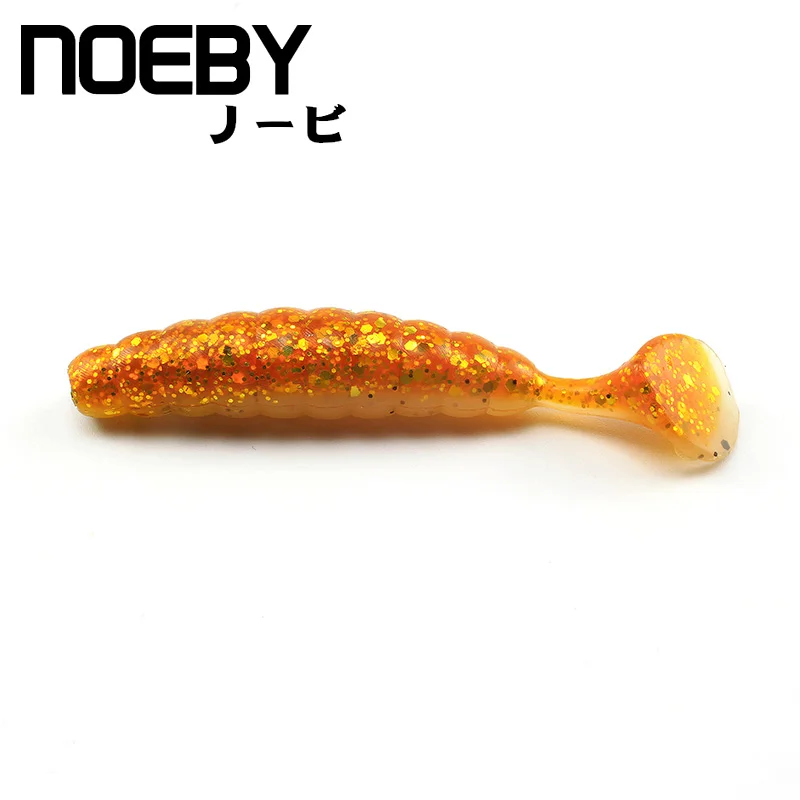NOEBY 6 шт./лот Мягкая приманка 60 мм/3 2 г качественная профессиональная рыболовная