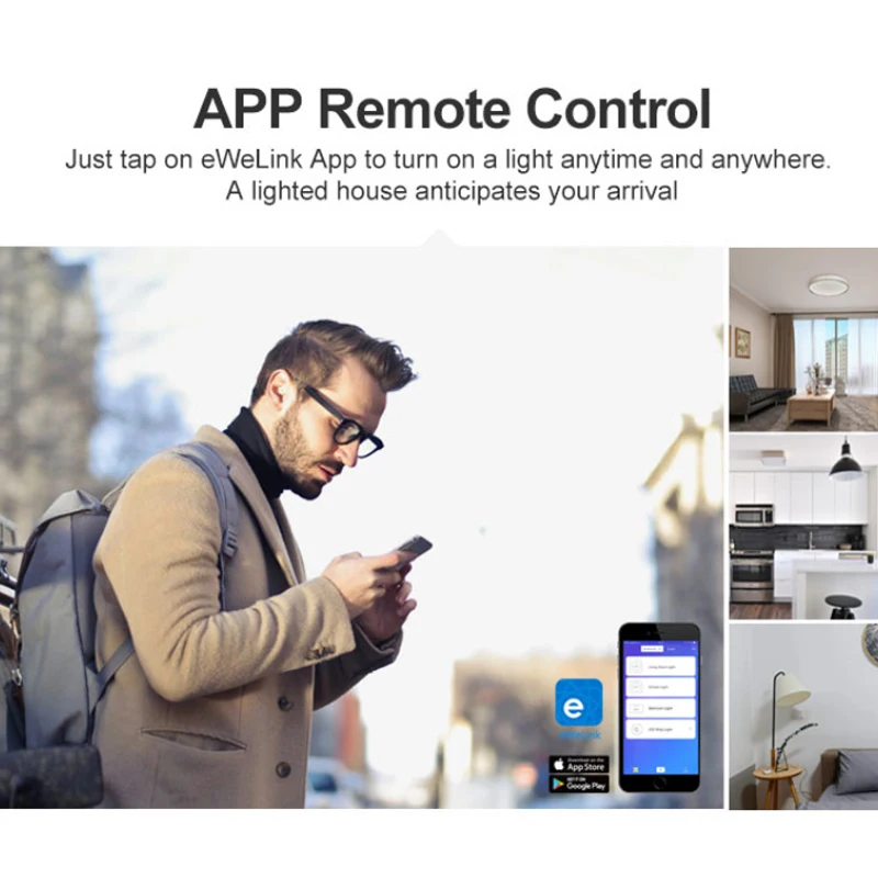 Смарт переключатель SONOFF BASIC R3 для включения/выключения WiFi светильник таймер