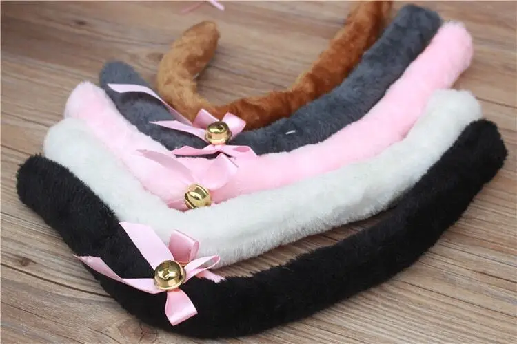 Kawaii Cute Neko Cat Girl Sweet Kitten Maid Косплей ролевой косплей Аниме перчатки с ушками Set лапа