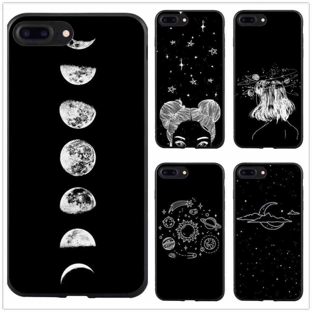 Мягкий силиконовый чехол для iPhone 6, 6 S, 6 Plus, 7, 7 Plus, 8, 8 Plus, X, 5, 5S, SE