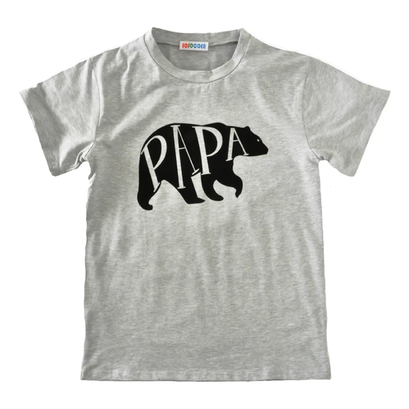 SOSOCOER/Одинаковая одежда для всей семьи футболка мамы дочки папы и ребенка