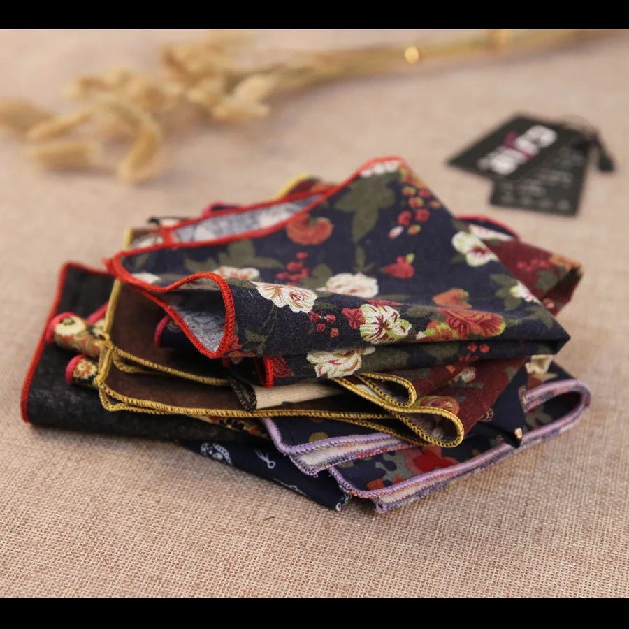 Новый Повседневный хлопковый Карманный платок для официального костюма мужской