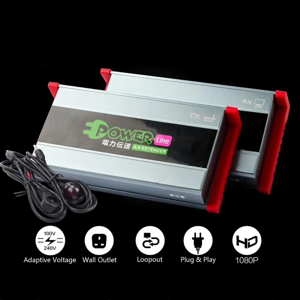 TreasLin HDMI over Homes Powerline Plug and Play 1080P Transmitter Receiver With IR for DVD TV Box DVR ---Home Use Only | Электроника