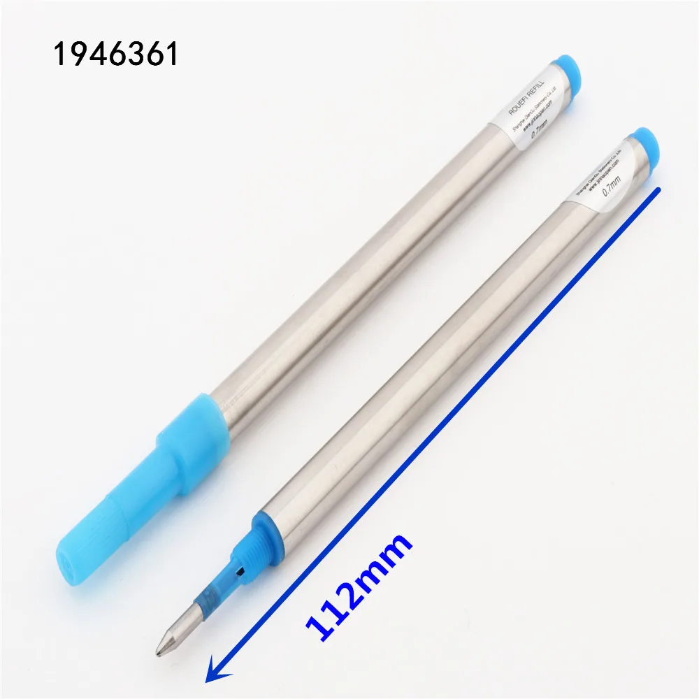 Jinhao винтовая заправка 10 шт. синие чернила 0 7 мм Nib школьные офисные канцелярские