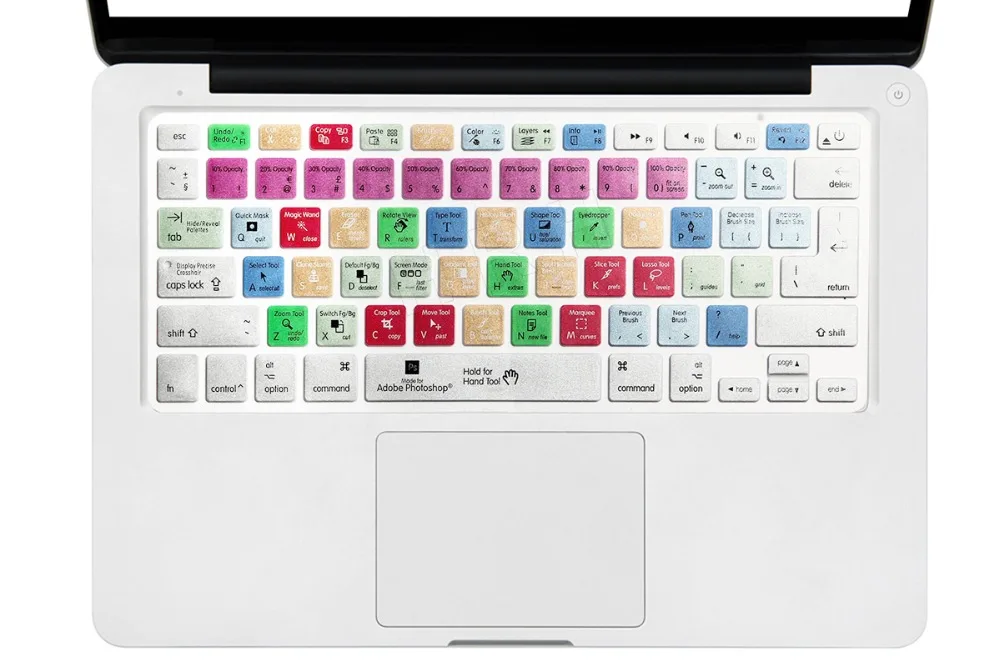 Для iPhone Macbook Pro Air 13 15 17 KC Adobe Photoshop клавиши быстрого доступа Защита клавиатуры