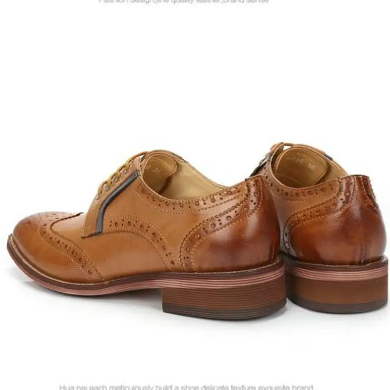 Новинка 2020 года Женские оксфорды из натуральной кожи на плоской подошве