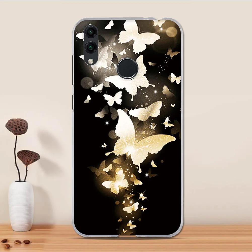 1 Чехол для huawei Honor 8C силиконовый чехол ТПУ Funda для huawei Honor 8C чехол для телефона Coque для huawei Honor 8C чехлы Защитный чехол - Цвет: 1
