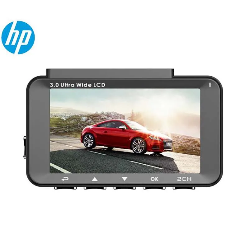 Hp мини F860 Drive Регистраторы HD Ночное видение передние и задние двойная линза