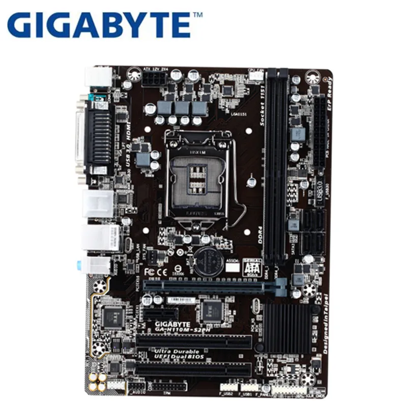 Новинка 100% для Gigabyte оригинальная материнская плата фоторазъем LGA 1151 DDR4 USB