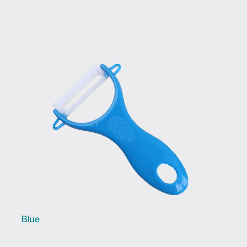 Blue Овощной фруктовый картофель овощечистка резак бытовой керамический гаджет пилинг портативный домашний кухонный инструмент Аксессуары - Цвет: Blue
