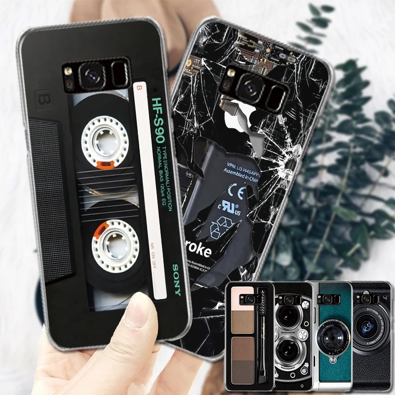 Для Samsung Galaxy J3 J5 J7 A3 A5 A8 силиконовый чехол 3D ощущение Камера лента телефонные чехлы чехол на заднюю панель