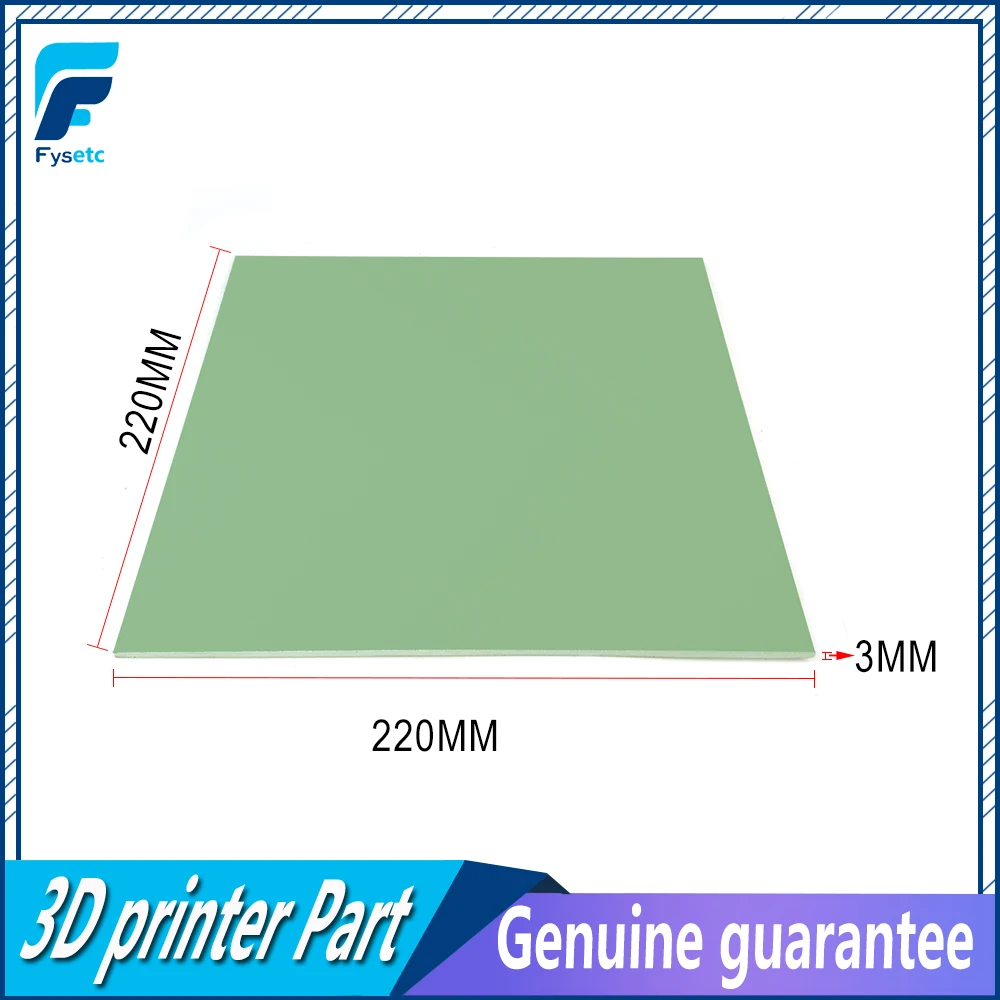 220x220x3mm 3D Printer Hotbed Build Plate 3D Printer Polypropylene Build Plate FOR Anet A8 A6 Prusa I3 VS Glass Plate