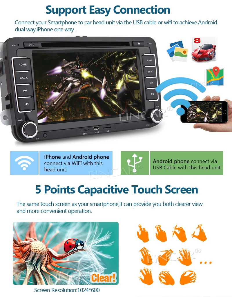 2 Din стерео для VW MAGOTAN/Sagitar/Golf/Touran/Jetta/Candy/Passat автомобильный dvd-плеер Android 7 1 дюймов