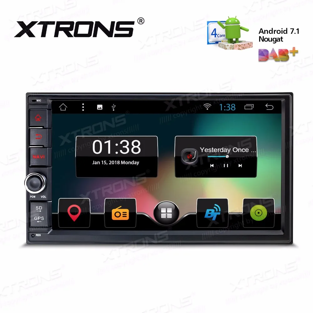 XTRONS 7 дюймов Android 1 радио в тире Универсальный Автомобильный Стерео Авторадио