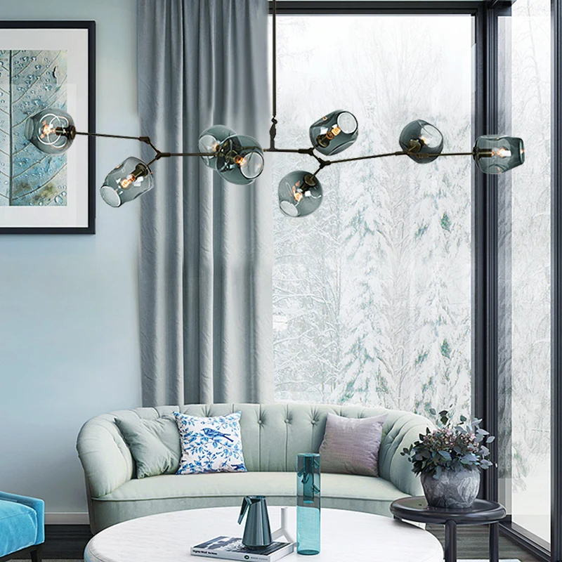 Светодиодный потолочная люстра VVS Современные Простые теплые модные круглые