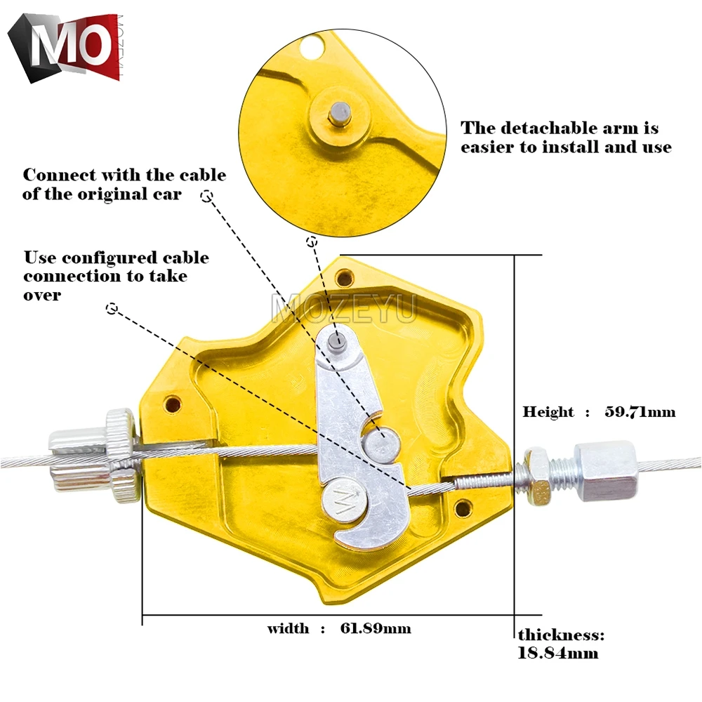 Рычаг сцепления тормоза CNC для мотоцикла легкая кабельная система WR TTR XT DT TDR TW 125 200