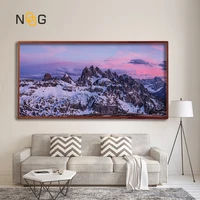 noog snow mountains canvas painting modern panoramic landscape posters and print wall art cuadro decor for living room bedroom