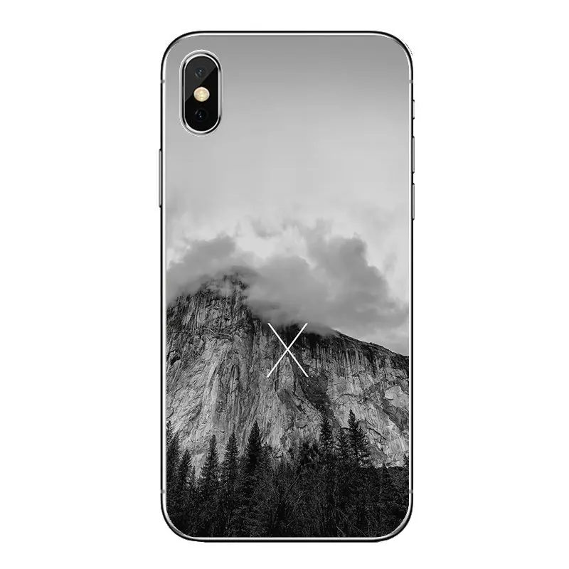 Мягкий прозрачный чехол для iPod Touch iPhone 4 4S 5 5S 5C SE 6 6S 7 8 X XR XS Plus MAX черный и белый цвета