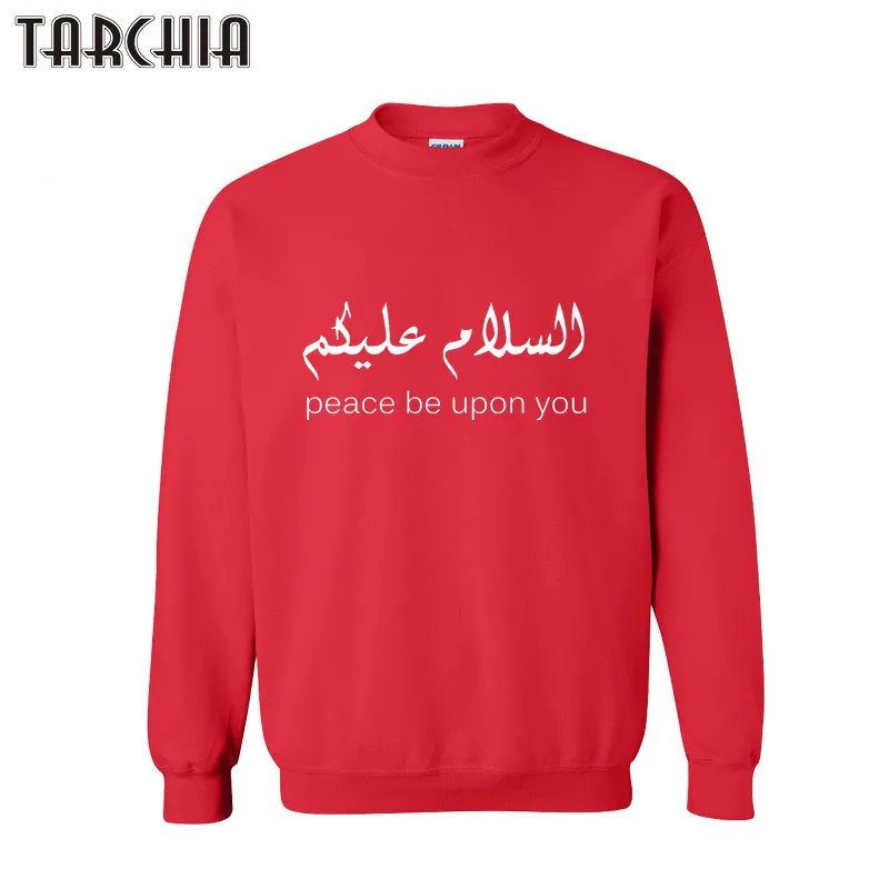 Новинка осени 2018 дизайнерские толстовки TARCHIA PEACE BE UPON YOU мужской модный брендовый