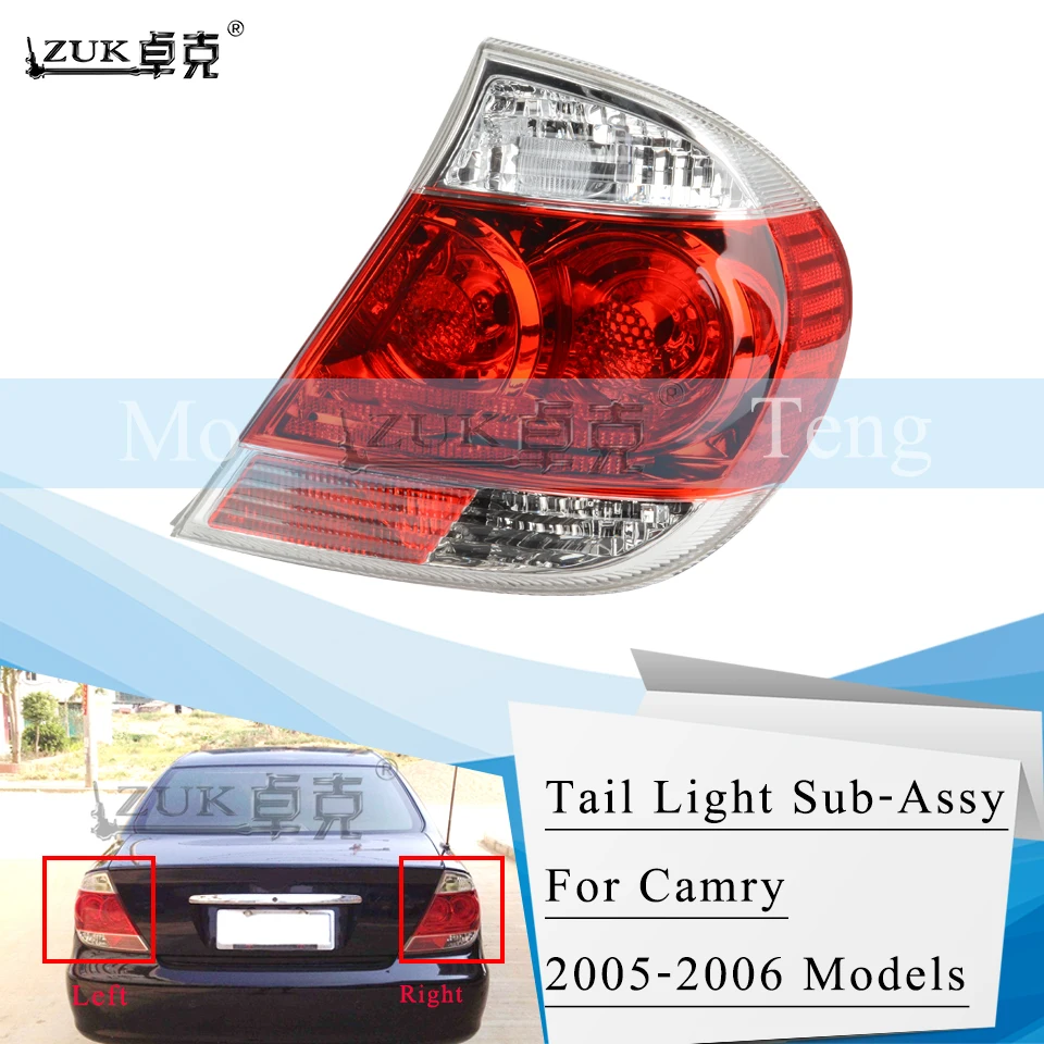 ZUK задний бампер задний фонарь тормоза стоп-сигнал для Toyota CAMRY 2005 2006 2007 2.4L ACV3# MCV30 задний фонарь