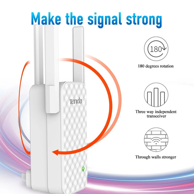Tenda A12 Беспроводной маршрутизатор Wi Fi ретранслятор Range Extender повышения AP получения