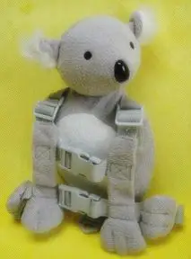 koala bear 2 в 1 приятель детские игрушечные рюкзаки с безопасным бретельки; забавные плюшевые жгут с анти-потерянный ремешок 30 моделей - Цвет: koala bear