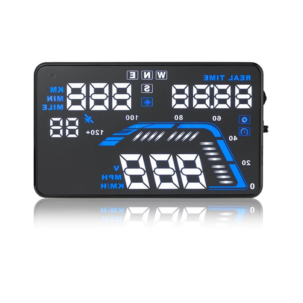 Авто Q7 Hud gps головка мобильного выставочного стенда 5 дюймов Экран цифровые