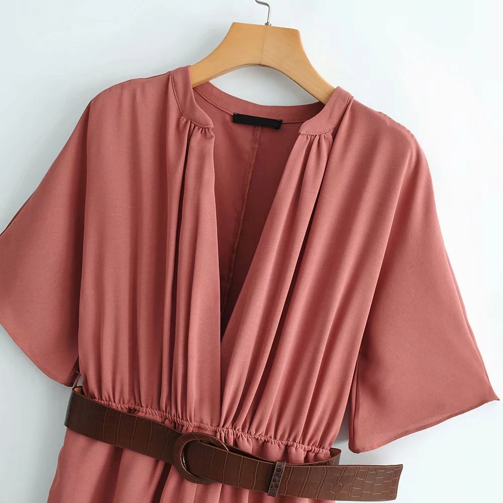 2019 Summer wide leg jumpsuit Women casual rompers womens elegant short sleeve office Bodysuit Mujer | Женская одежда