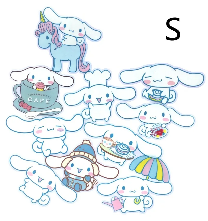 100 листов/партия instagram Cinnamoroll Марка Badtz Maru наклейки для ноутбука с изображением
