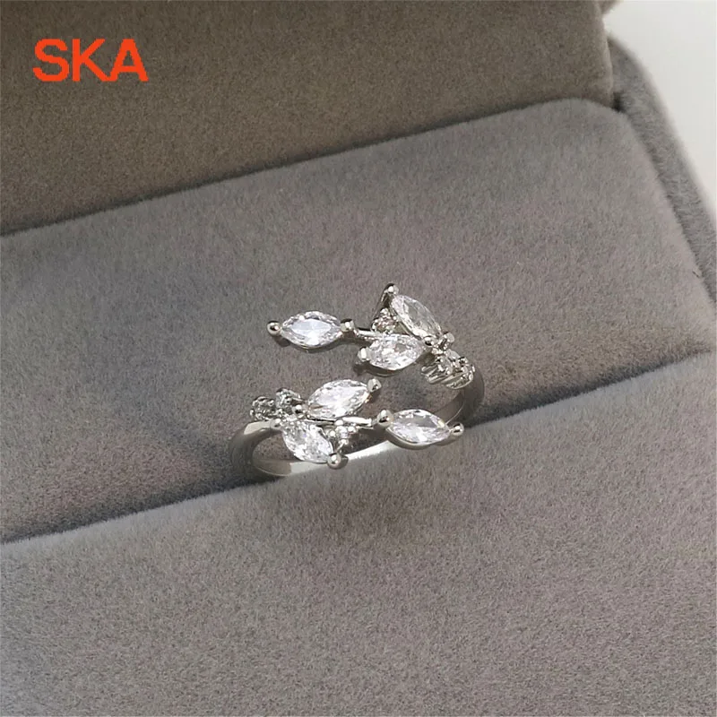 SK Anillos модное женское кольцо Anel бижутерия регулируемое розовое