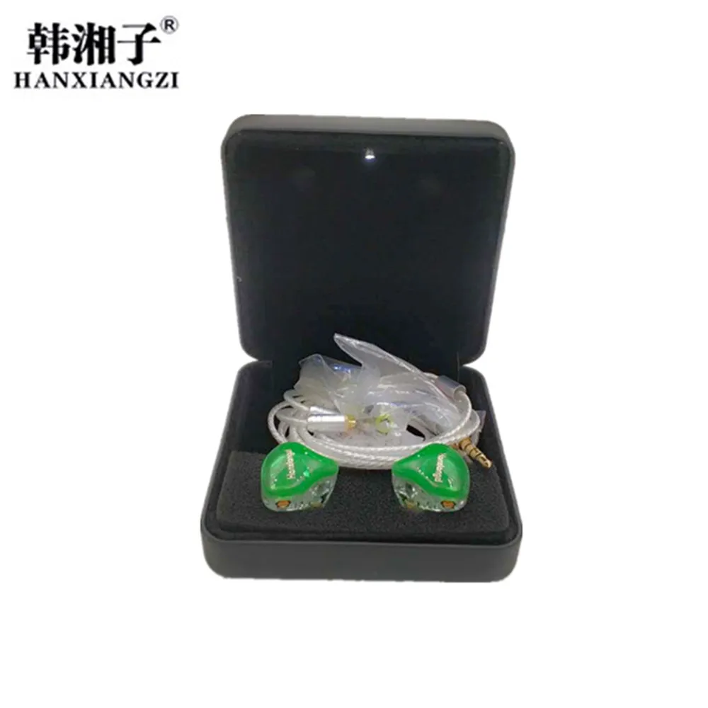 HanXiangzi HT190 1BA 1DD Гибридный баланс арматура с динамическими наушниками-вкладышами HiFi монитор наушники DJ вкладыши съемный кабель