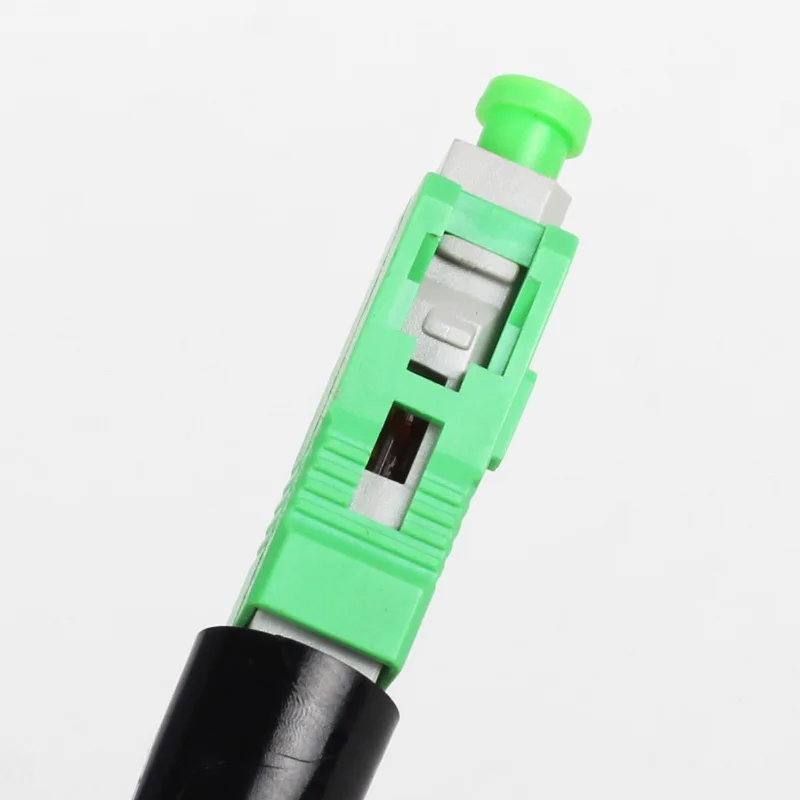 100 шт. FTTH SC APC pre bur волоконно оптический Быстрый Соединитель соединитель в